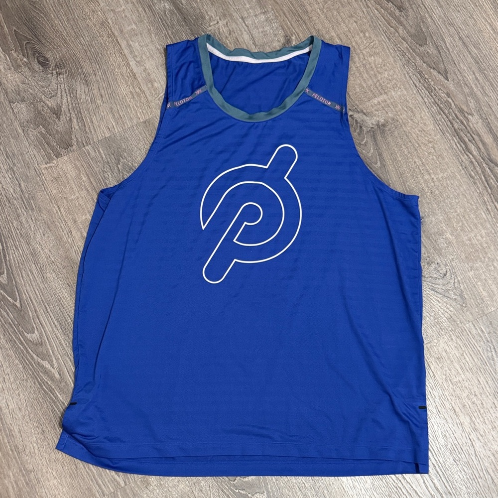 RHONE Peleton Blue Men's Tank Top